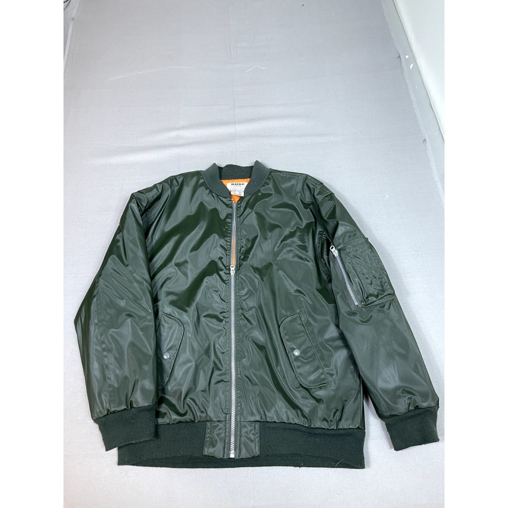 Duke Haband Jacket Coat Bomber Medium Men's Green Flyers Jacket Bomber Military
